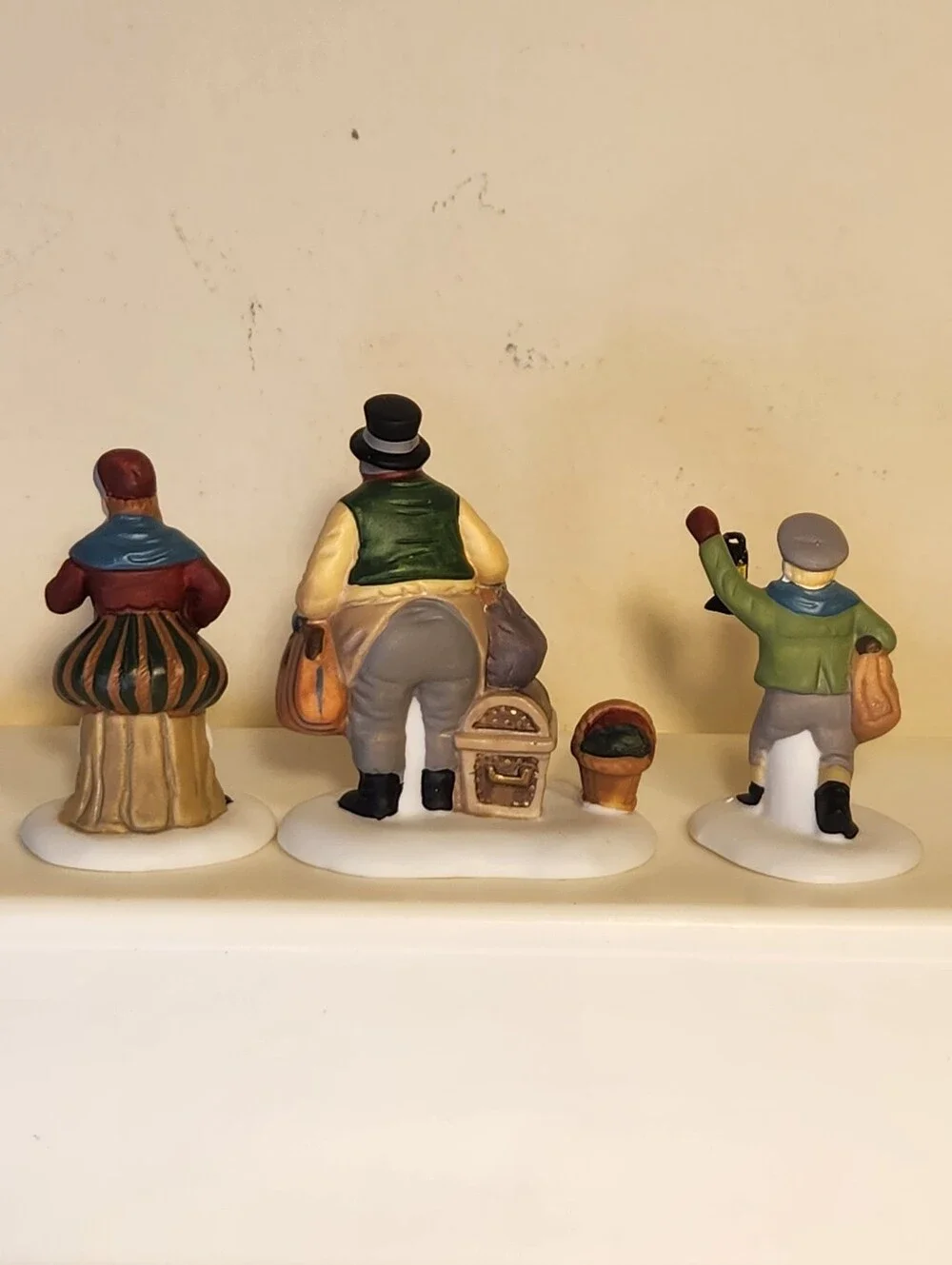 Department 56 Dickens Heritage Village “Come Into the Inn”-Set Of 3 Vintage